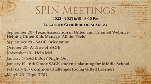 SPIN Meetings 22-23
